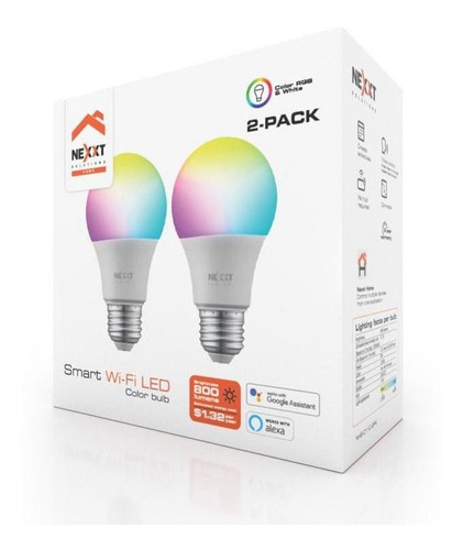 Imagen 8 de 10 de Kit Smart Home Google Nest Mini + 2 Bombillo Led Nexxt