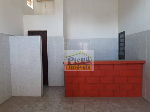 Imagem 3 de 5 de Salão Para Alugar Com 1 Sala E 48 M² - Jardim Santana - Hortolândia/sp - Sl0921