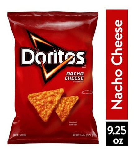 Doritos Nacho Cheese Flavored Bolsa De 9.25 Oz