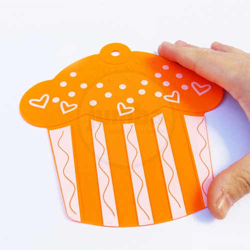 Posa Pava Posa Fuente Silicona Fuente Asadera Cocina Deco Color Naranja