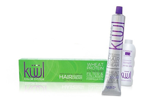 Kit Tinte Kuul  Tinte tono 902 rubio ultra claro nacarado para cabello