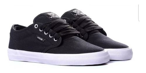 Imagen 2 de 5 de Zapatillas Vicus Folk Lona Negro