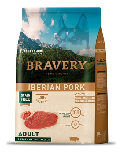 Bravery Iberian Pork Adulto Large 12kg #pe120006 Gpm