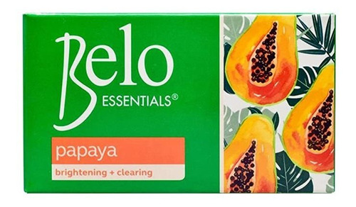 Belo Essentials Papaya - Jabón Para Aclarar Y Limpiar