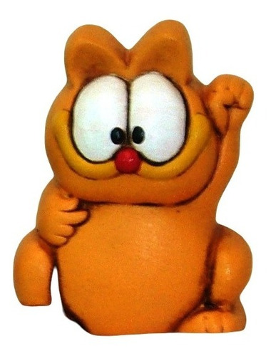 Imagen 1 de 10 de Alcancía  De Cerámica Garfield Con Tapón