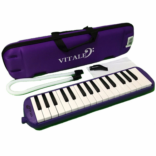 Vitale Qm32a-5pu Melodica 32teclas Con Estuche Ligero Morado