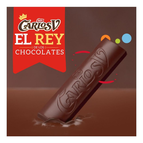 Carlos V Chocolate Original 160 Pz De 18 G C/u