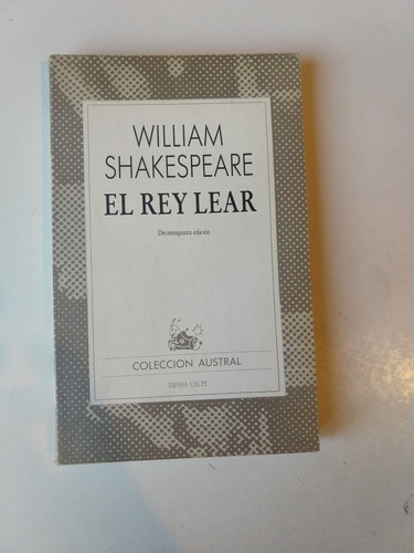 Shakespeare William El Rey Lear