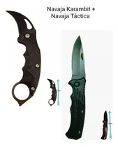 Comprar Navaja Karambit Retractil + Navaja Táctica Retractil