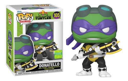 Donatello Funko Pop Tortugas Ninja #105 White Power Rangers