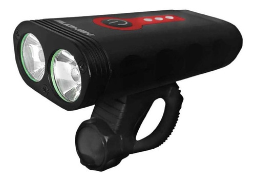 Imagem 1 de 3 de Farol Para Bike Dianteiro Usb 2 X Leds High One 900 Lúmens