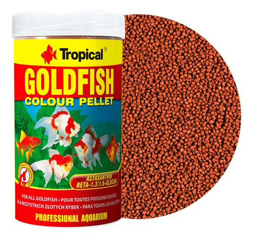 Alimento Para Peces Goldfish Colour Pellet 1000ml (360g)
