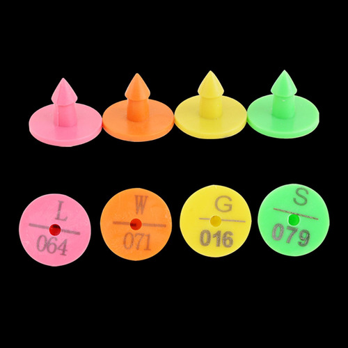 100 Piezas De Oreja Tarjeta De Identificación Anticaída