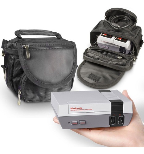 Nintendo Nes Classic Edition Mini Orzly Case Maletín Negro