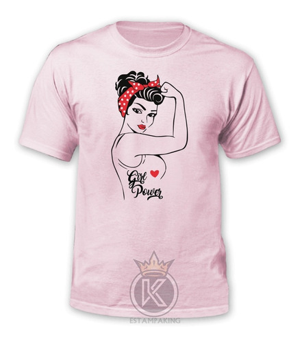 Polera Mujeres Poderosas-femeninas-empoderamient-estampaking