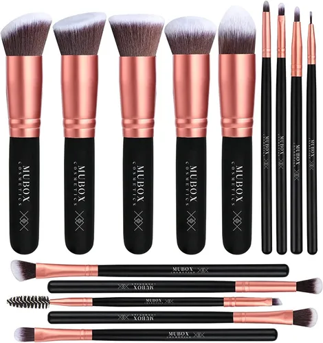 Set De Brochas Maquillaje Compraymas Color Púrpura 20 Pzas Incluye 1 Limpia  Brochas