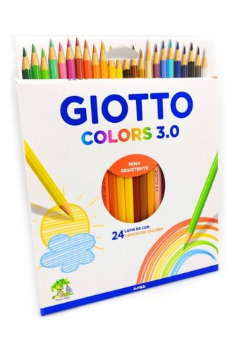Lápices De Colores Giotto Colors 3.0 X 24