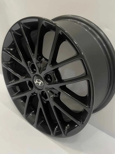 Roda Hb20 Rspec 2020 Aro 15 4x100 (01 Unidade)+bico Cor Black Piano