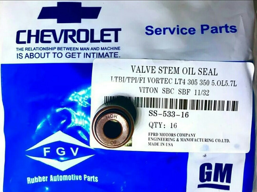 Goma Valvula Malibu 305 350 Caprice Impala V8