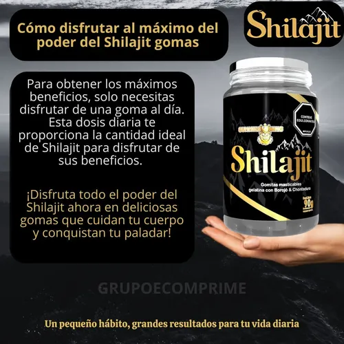 Shilajit En Gomas Original Puro
