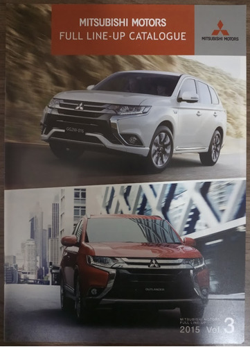Catálogo Mitsubishi Motors - Full Line-up 2015 - Especificações E Ficha Técnica