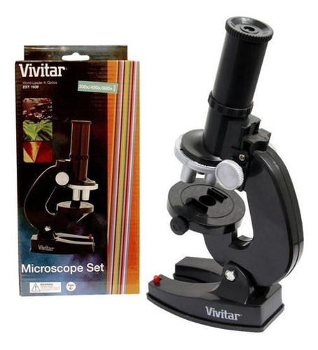 Kit Microscópio Ampliação 300 450 E 600x Vivmic20 Vivitar