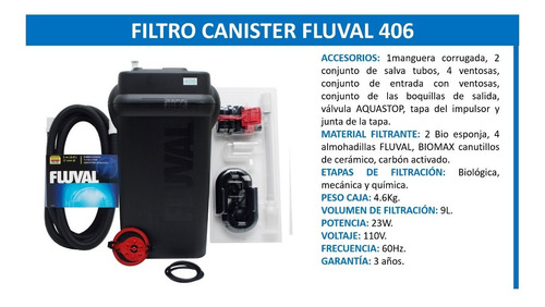 Imagen 4 de 7 de Filtro Fluval 406 1450 L/h