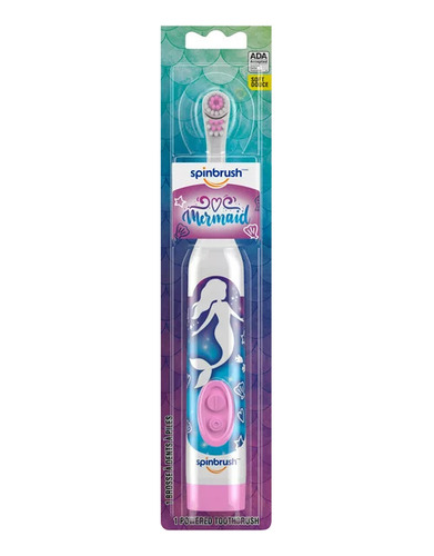 Cepillo Dientes Eléctrico Suave Niños Spinbrush Sirena