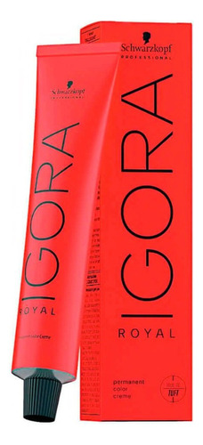  Igora Royal - Louros - 60g Tom 6-68 Louro Escuro Chocolate Vermelho
