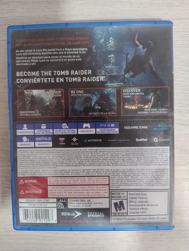 Juego Shadow Of The Tomb Raider Ps4 Fisico Usado (Usado)