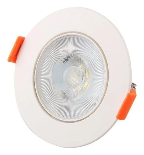 Spot Led De Embutir Redondo 3w 6500k