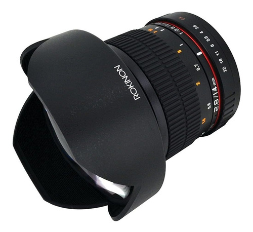 Lente Ultra Ancha Rokinon Fe14m-c 14mm F2.8 Para Canon (negr