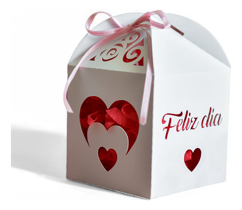15 Cajas Caladas Feliz Día Corazón Día De Los Enamorados 