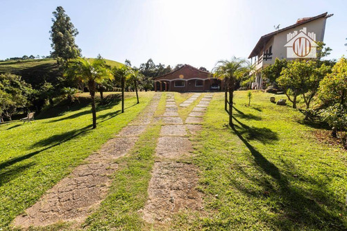 Imagem 2 de 30 de Linda Chácara Arborizada, Lago, Rio Nos Fundos, Piscina, Acesso Asfaltado, 6 Dormitórios À Venda, 6000 M² Por R$ 850.000 - Zona Rural - Pinhalzinho/sp - Ch1206