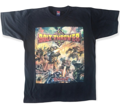 Camiseta Bolt Thrower Realm Of Chaos Albus Rock Metal