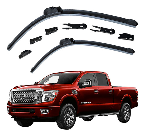 2 Plumas Limpiaparabrisas Reluvsa Nissan Titan 2017