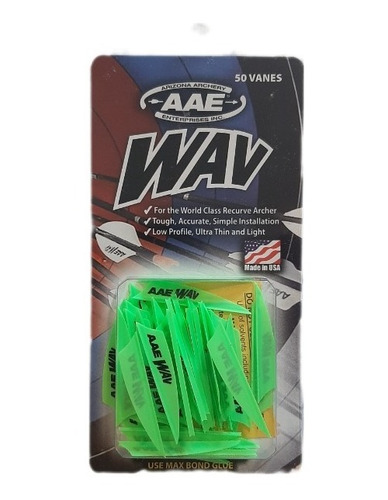 Vanes Para Flechas Aae Wav 2.0in Timones Pack 50