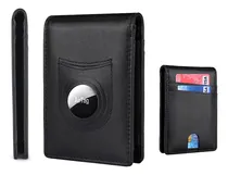 Comprar Cartera Caballero Billetera Hombre Piel Hecha Negro Cartera Caballero Piel Wallet Carteras Para Hombre Billetera Smart Cartera Para Airtag