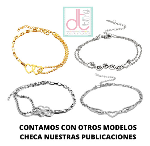 Imagen 6 de 10 de Tobillera Panza Víbora Plana Pulsera Pie Mujer Acero Plata