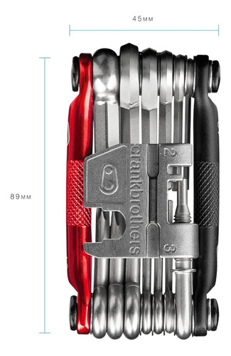 Crankbrothers M19, Herramienta Todo-en-uno Para Bicicletas