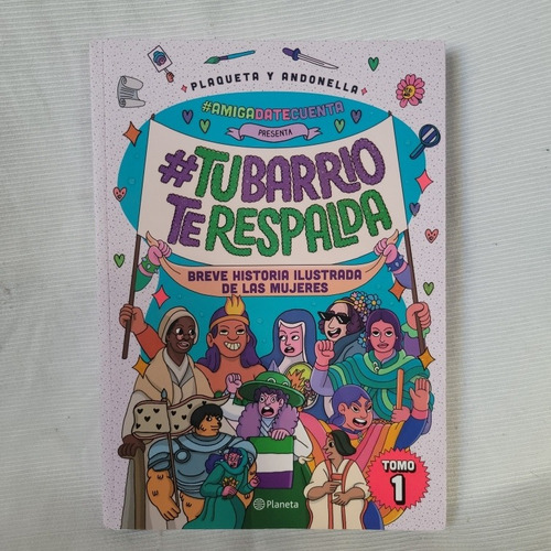 Tu Barrio Te Respalda T1 Plaqueta  Andonella Planeta Sticker