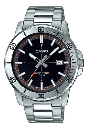 Reloj Hombre Casio Mtp-vd01d-1e2 Plateado Análogo/lhua Store