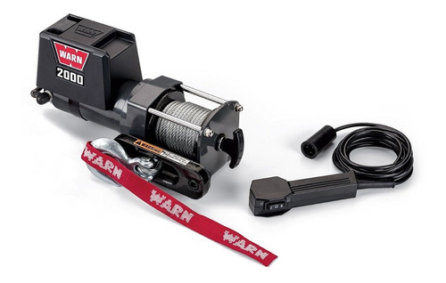 Winch Warn 2000lb, 1 Tonelada 12v Utilitario, 4x4, Atv, Rzr