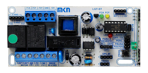 Central Placa De Portão Eletronico Rossi Ppa Garen 433mhz