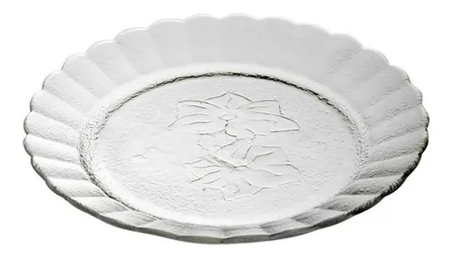 Plato postre vidrio new arrivals