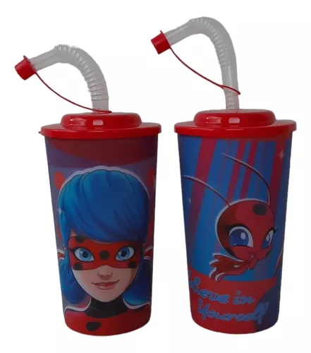 Vasos Ladybug 220ml para Fiestas y Cumpleaños