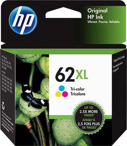 Cartucho Hp C2p07al 62xl Tricolor Officejet 200 Mobile 415c