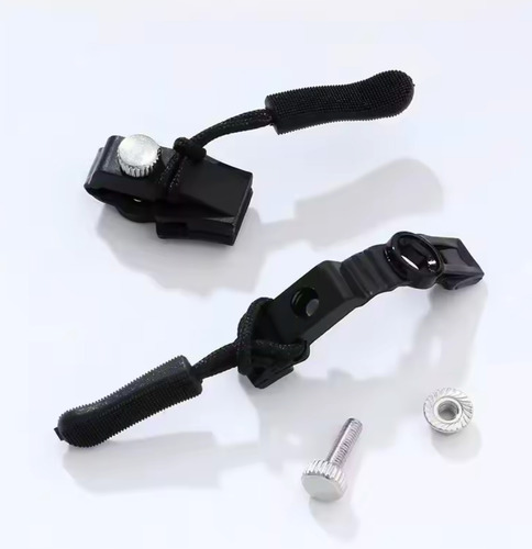 Kit De Reparación De Cierre P/ Campera Mochila Botas Etc X2 Negro L