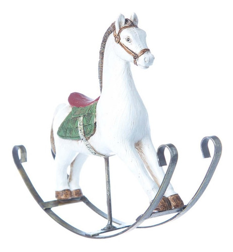 Muñecos Navideños Running Caballo Mecedor Mediano