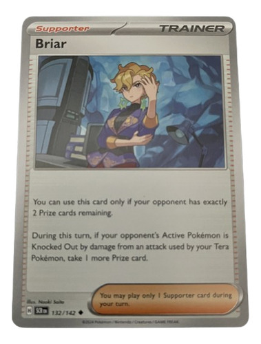 Briar 132-142 Carta Pokemon Tcg Sheldortoys